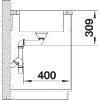 BLANCO beép.mos. Lemis XL 6 S-IF Compact nemesacél távműködtetéssel megford.
