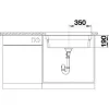 BLANCO aláépíthető mosogató Etagon 700-U nemesacél