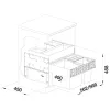 BLANCO hulladékgyűjtő Select II XL 60/3 Orga KB 600 mm