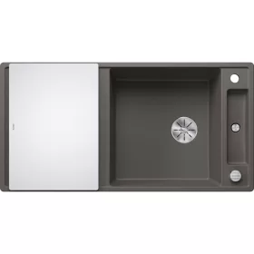   BLANCO beépíthető mosogató Axia III XL 6 S vulkánszürke üveg vágódeszka megf.