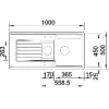 BLANCO beép.mosogató Zia 6 S vulkánszürke távműködtetéssel megford.