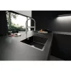 BLANCO 2D-mosogató Claron 500-IF nemesacél Dark steel