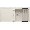 BLANCO szintbe építhető mosogató Adira XL 6 S-F lágyfehér