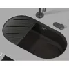 BLANCO aláépíthető mosogató Oovalon 700-U Mystic Black