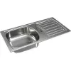 SOLIDO beépíthető mosogató alveus Basic 150 78 x 435 cm 18/10 megfordítható
