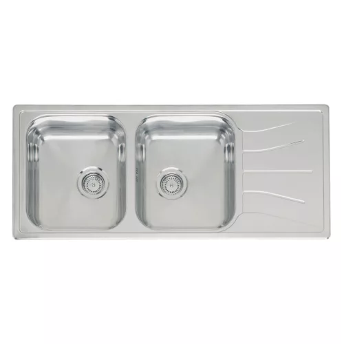 SOLIDO beépíthető mosogató Diplomat 30 Eco 1160x500mm megfordítható nemesacél