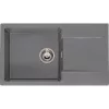 SOLIDO beépíthető mosogató Amsterdam 43760 x 435mmmegfordíthatószürke silvery