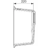 SOLIDO 2D mosogató Amsterdam 72 780 x 460 mm fekete