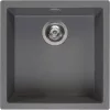 SOLIDO 2D mosogató Amsterdam 50 560 x 460 mm Grey Silvery