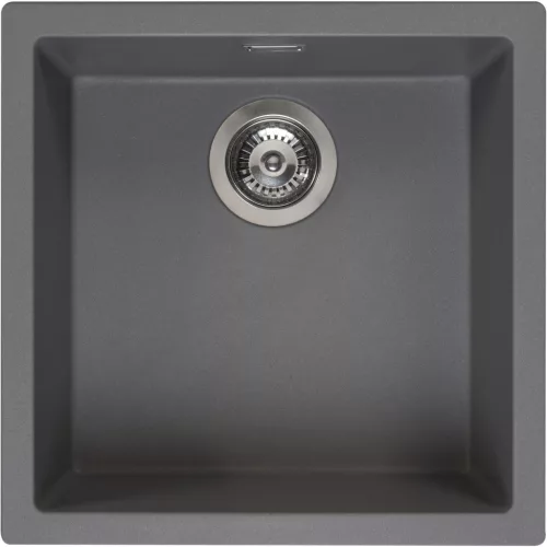 SOLIDO 2D mosogató Amsterdam 50 560 x 460 mm Grey Silvery
