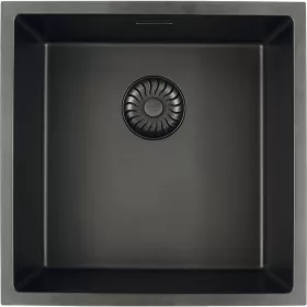 SOLIDO 2D-mosogató CAGRPP40BK-TU Black Line fekete