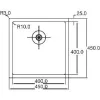 SOLIDO 2D-mosogató CAGRPP40BK-TU Black Line fekete