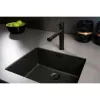 SOLIDO 2D-mosogató CAGRPP40BK-TU Black Line fekete