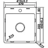 SOLIDO 3D-mosogató CABL37KR15 rozsdamentes