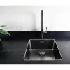 SOLIDO szintbe építhető mosogató CAPPSR50R20GM Slim Frame rozsdamentes-antracit