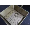 SOLIDO szintbe építhető mosogató CAPPSR50R20GM Slim Frame rozsdamentes-antracit