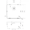 SOLIDO szintbe építhető mosogató CAPPSR40R20 Slim Frame rozsdamentes