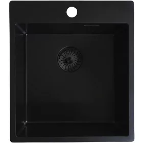   SOLIDO beépíthető mosogató CAQPP40KR10BK-EB 440 x 500 mm fekete