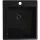 SOLIDO beépíthető mosogató CAQPP40KR10BK-EB 440 x 500 mm fekete