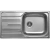 SOLIDO beépíthető mosogató EC 198 780 x 435 mm balos csepptálca rozsdamentes