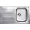 SOLIDO beépített mosogató EC 320 860 x 500 mm balos csepptálca rozsdamentes