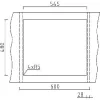 SYSTEMCERAM beépíthető mosogató Kara 57 575 x 510 mm ą15% Eibe Excenter