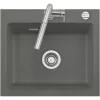 SYSTEMCERAM beépíthető mosogató Kara 57 575 x 510 mm ą15% Lava Excenter