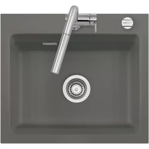 SYSTEMCERAM beépíthető mosogató Kara 57 575 x 510 mm ą15% Lava Excenter