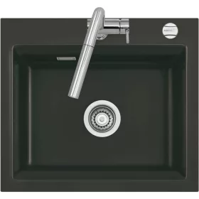   SYSTEMCERAM beépíthető mosogató Kara 57 575 x 510 mm ą15% Nigra Excenter