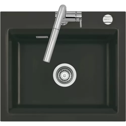 SYSTEMCERAM beépíthető mosogató Kara 57 575 x 510 mm ą15% Nigra Excenter
