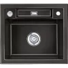 SYSTEMCERAM beépíthető mosogató Bela 57 575 x 510 mm ą15% megfordítható Nero