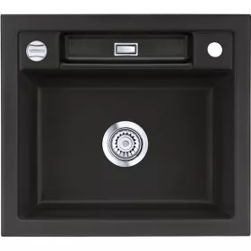   SYSTEMCERAM beép. mosogató Bela 57 575 x 510 mm megfordítható Nigra exc.