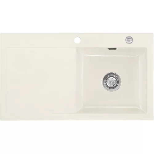 SYSTEMCERAM beép.mosogató Mera 90 900 x 510 mm ą15% bal cseppt. Magnólia exc.