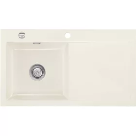   SYSTEMCERAM beép. mosogató Mera 90 900 x 510 mm jobbos cseppt. Magnólia