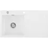 SYSTEMCERAM beépíthető mosogató Mera 90 900 x 510 mm jobbos csepptálca Polar