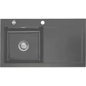   SYSTEMCERAM beépíthető mosogató Mera 90 900 x 510 mm jobbos csepptálca Lava