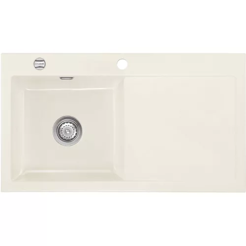 SYSTEMCERAM beép. mosogató Mera 90 900 x 510 mm jobbos cseppt. Magnólia exc.