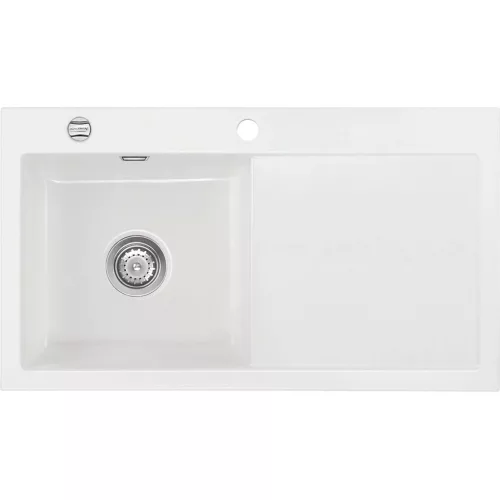 SYSTEMCERAM beép. mosogató Mera 90 900 x 510 mm jobbos cseppt. Grönland exc.