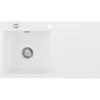 SYSTEMCERAM beép. mosogató Mera 90 900 x 510 mm jobbos cseppt. Polar exc.