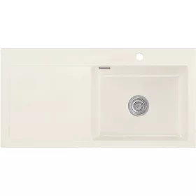   SYSTEMCERAM beép. mosogató Mera 100 SL 1000 x 510 mm balos cseppt. Magnólia
