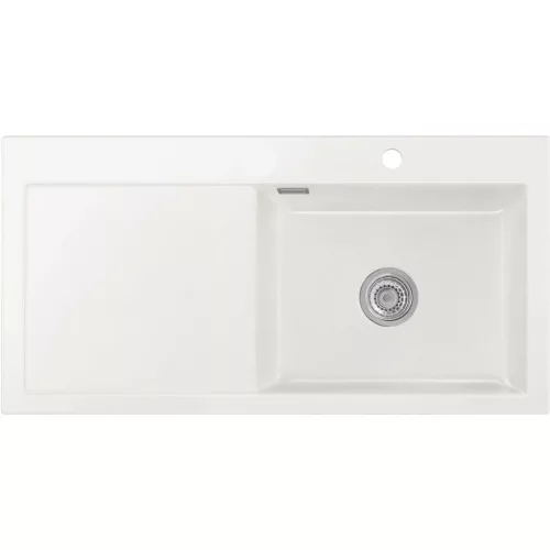 SYSTEMCERAM beép. mosogató Mera 100 SL 1000 x 510 mm balos cseppt. Grönland
