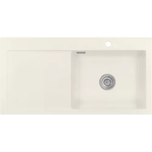 SYSTEMCERAM beép. mosogató Mera 100 SL 1000 x 510 mm balos cseppt. Jázmin