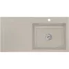 SYSTEMCERAM beép. mosogató Mera 100 SL 1000 x 510 mm balos cseppt. Fango
