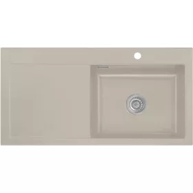   SYSTEMCERAM beép. mosogató Mera 100 SL 1000 x 510 mm balos cseppt. Fango