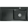 SYSTEMCERAM beép. mosogató Mera 100 SL 1000 x 510 mm balos cseppt. Nero
