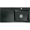 SYSTEMCERAM beép. mosogató Mera 100 SL 1000 x 510 mm balos cseppt. Nero