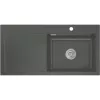 SYSTEMCERAM beép. mosogató Mera 100 SL 1000 x 510 mm balos cseppt. Lava