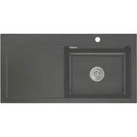   SYSTEMCERAM beép. mosogató Mera 100 SL 1000 x 510 mm balos cseppt. Lava