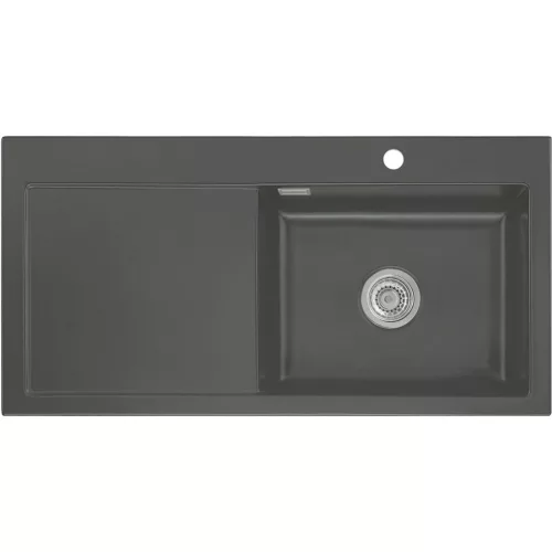 SYSTEMCERAM beép. mosogató Mera 100 SL 1000 x 510 mm balos cseppt. Lava