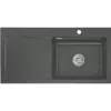 SYSTEMCERAM beép. mosogató Mera 100 SL 1000 x 510 mm balos cseppt. Lava